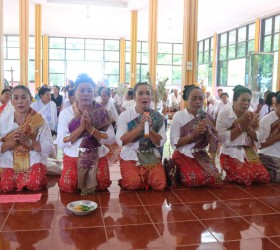 โครงการทอดเทียนรวมและประกวดสรภัญญะทำนองพื้นบ้าน ประจำปี 2562